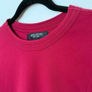 Central Park West Crimson Long Sleeve Top